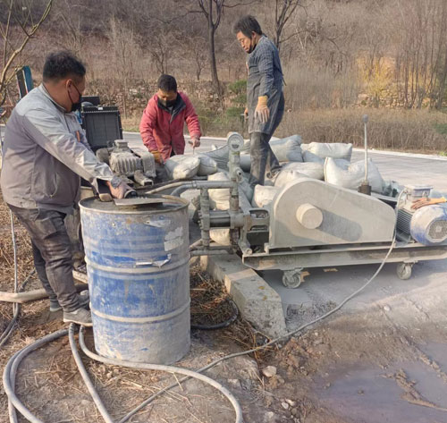 嘉峪关路面下沉注浆